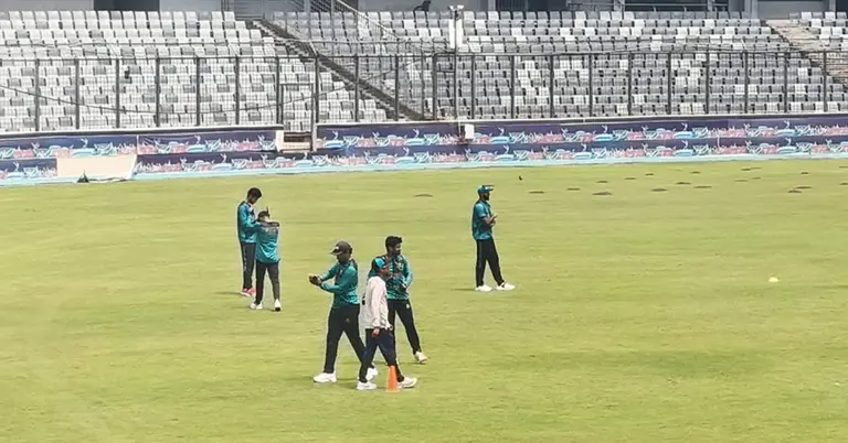 ক্রিকেটারদের বিশেষ অনুশীলন চলছে